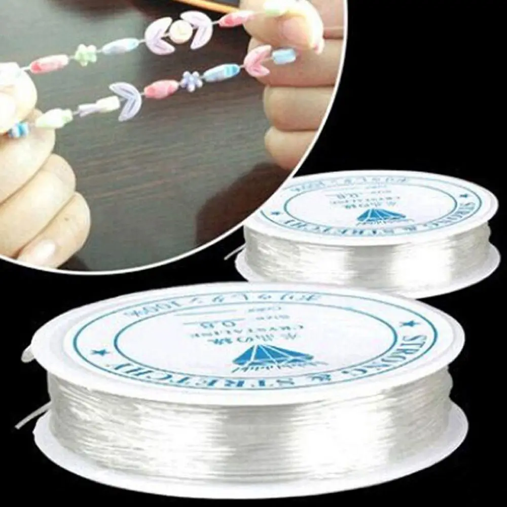

Transparent Stretch Elastic Crystal Line Beading Rope String Jewelry Cord Wire Thread DIY Handmade Bracelet