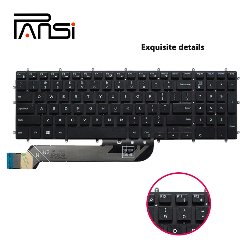 Для ноутбука Dell клавиатура с подсветкой Inspiron15-7000 7566 7567 7568 7577 5567 7587 7570 Dns Shop Clevo Packard