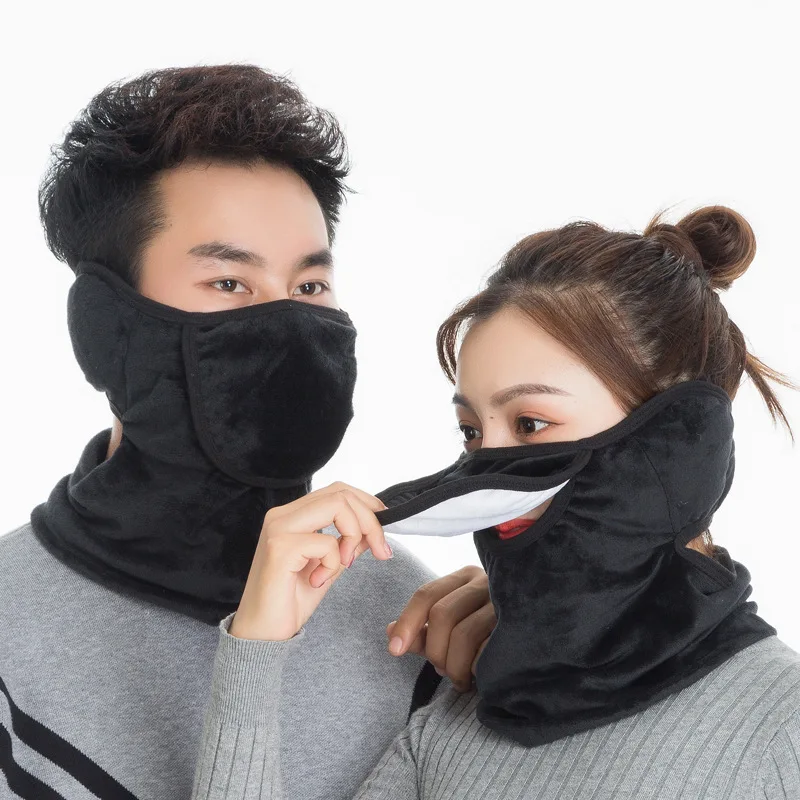 Открытый женский шарф зимние теплые шарфы маски наушники 3 в 1 Facemasks Bufandas Invierno Mujer