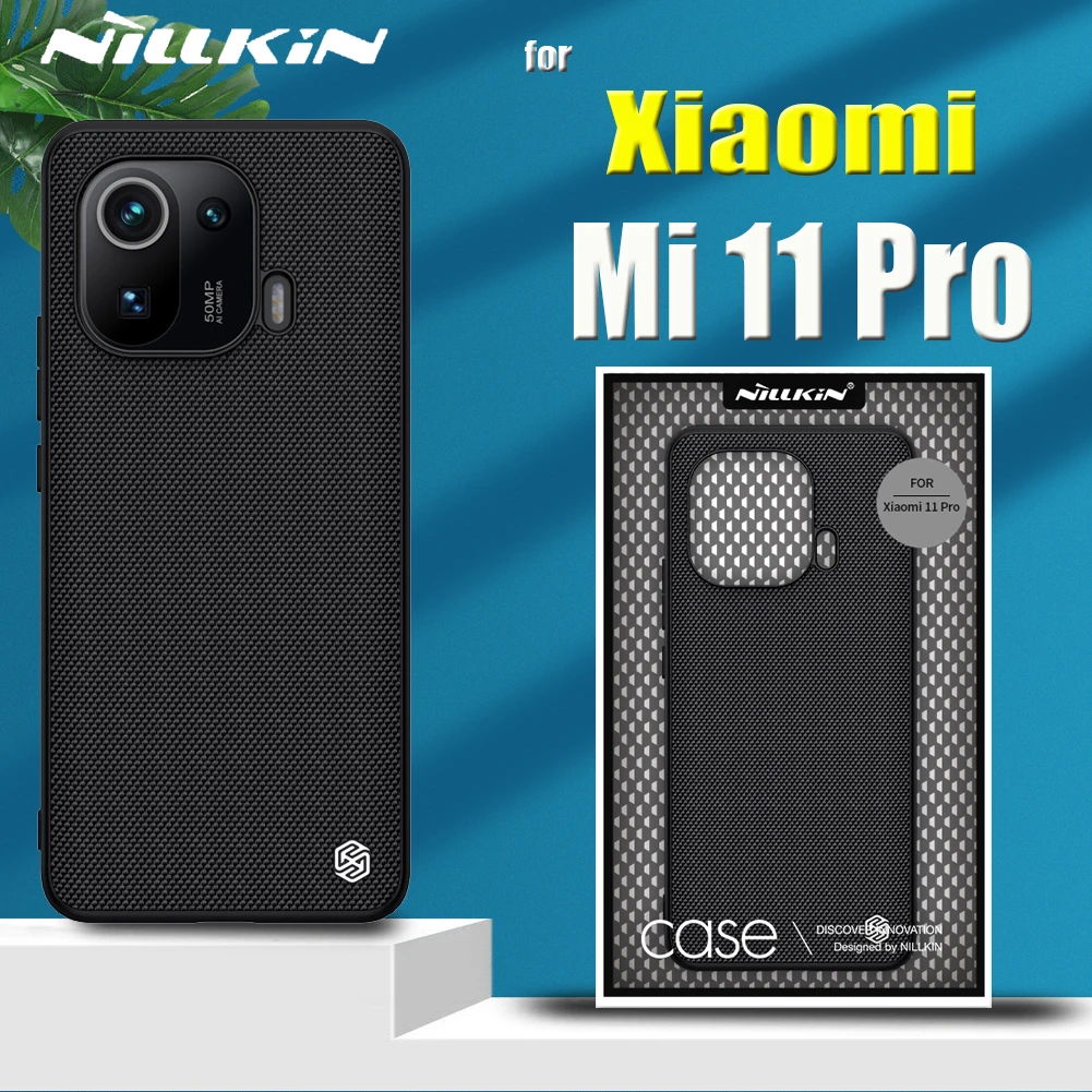 

Nillkin Case for Xiaomi Mi 11 Pro Textured Nylon Fiber Durable Soft Non-slip Shockproof Back Cover on Mi11 Pro Capa