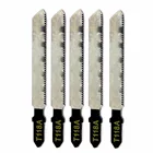 Изогнутые лезвия для лобзика T118A HCS, для резки металла, длина 77 мм, 1,0-3,0 мм, 5 шт.