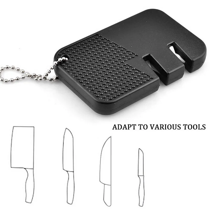 Мини-точилка для ножа портативный точильный камень многофункциональный