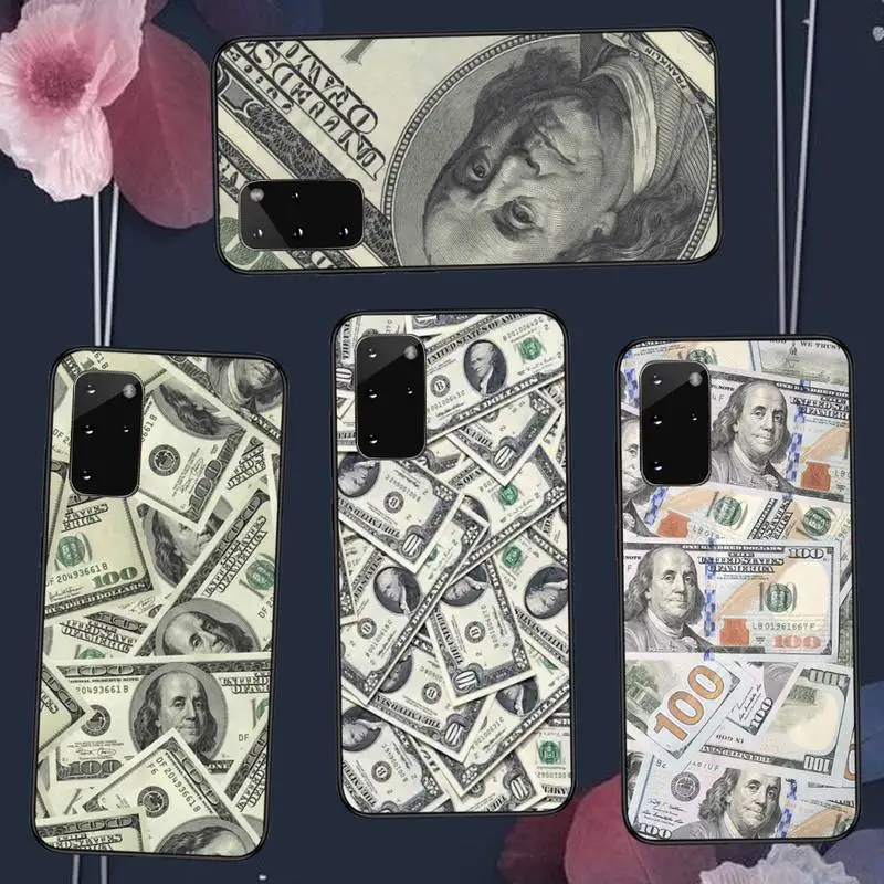 

Money Dollars Bill Cash Ben Franklin Phone Case For Samsung Galaxy S5 S6 S7 S8 S9 S10 S10e S20 edge plus lite