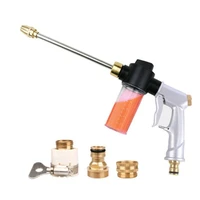 portable high pressure water gun for cleaning car wash machine multifunctionalgarden watering nozzle sprinkler foam water gun