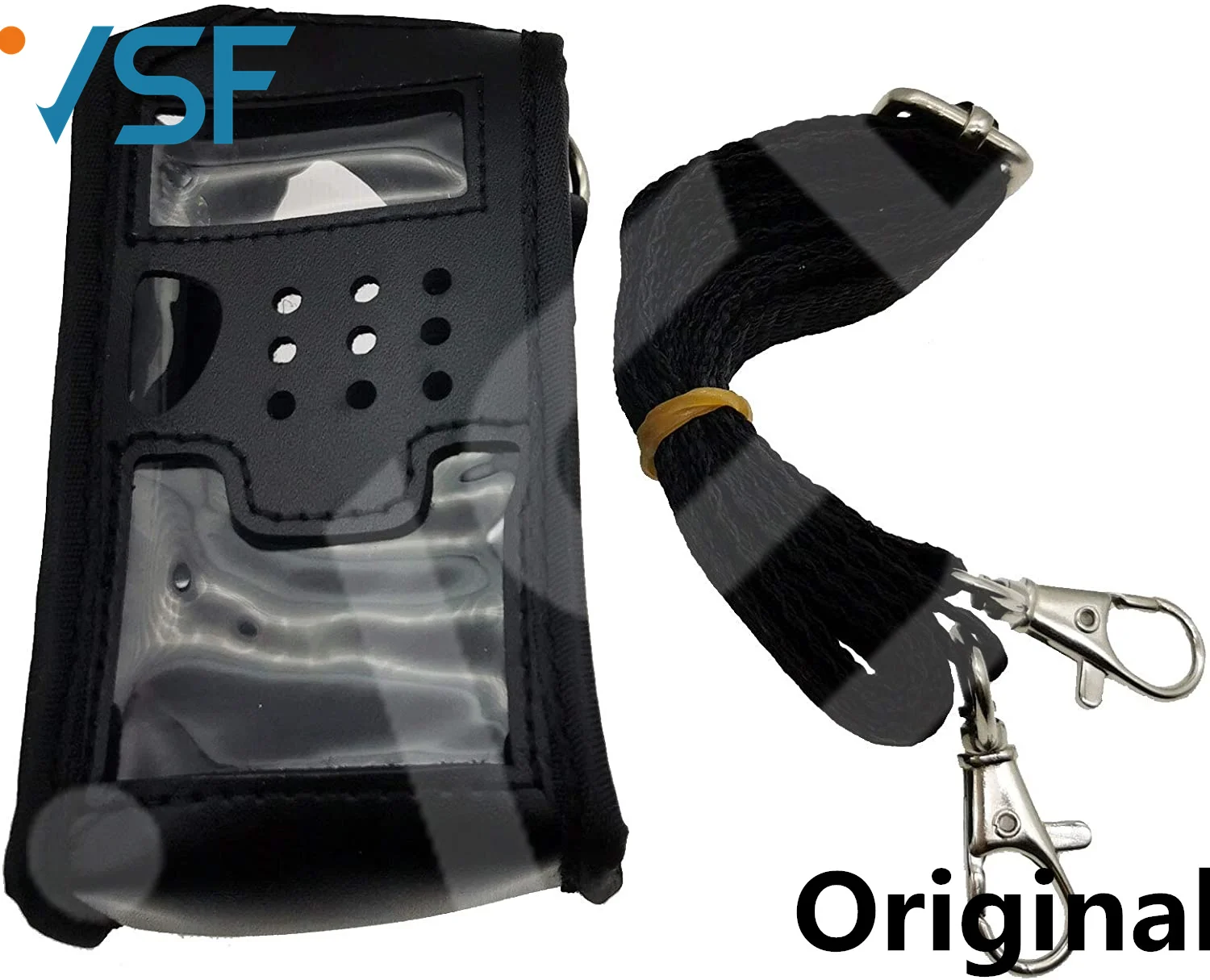 

Двухсторонний кожаный чехол для радио, мягкая кобура, совместимая с женской идентификацией, детской идентификацией UV5RE, детской идентифика...