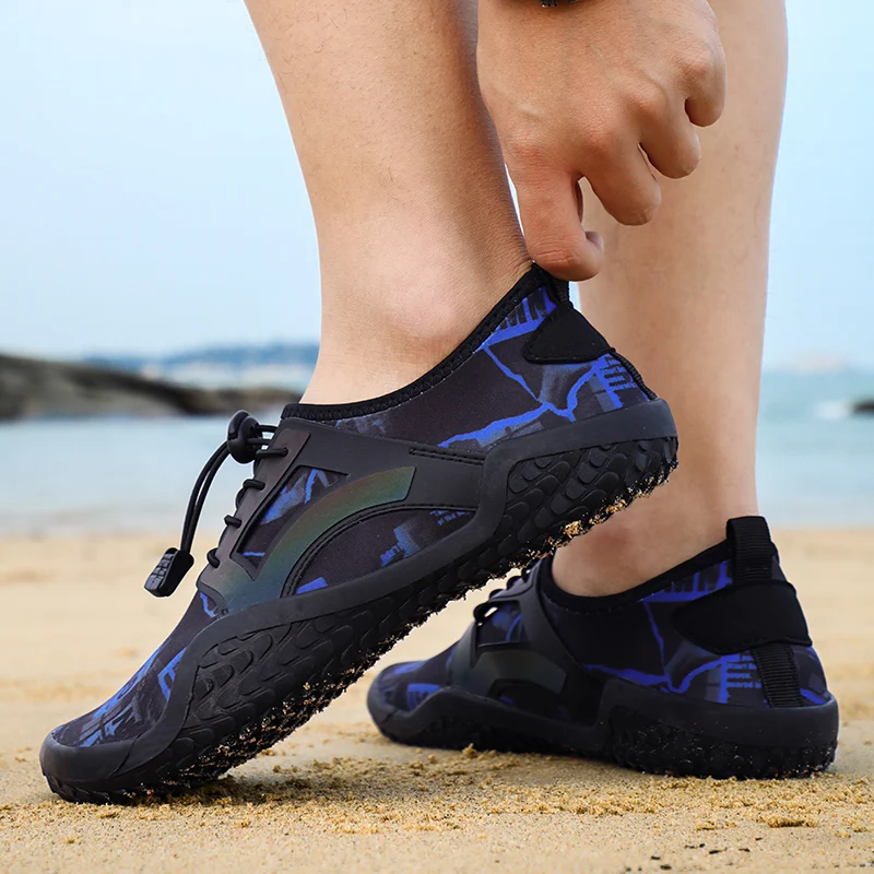 Men Quick Dry Water Shoes Summer Aqua Shoes For Men Beach Slippers Male Barefoot Shoes Seaside Socks Swimming Sandals Men 39-47