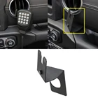 Кронштейн для Jeep Wrangler JL 2018 2019 гладиаторы JT 2020 иди и болтай Walkie держатель рации подставка цвета черного Металлика с девятью патронами аксессуары для автомобильного интерьера
