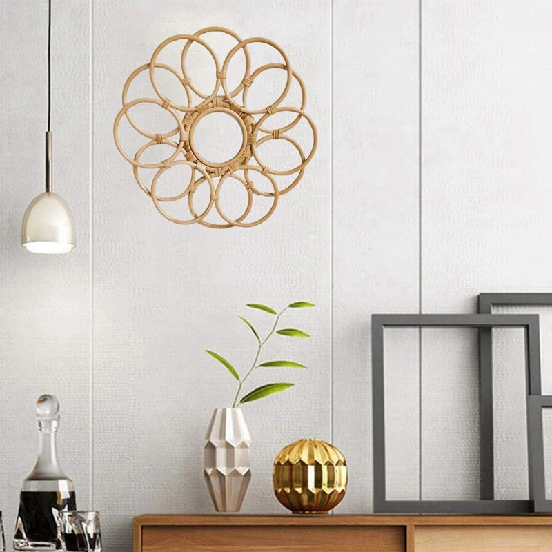 Рама из ротанга зеркальная декоративная рама настенные рамки винтажная для