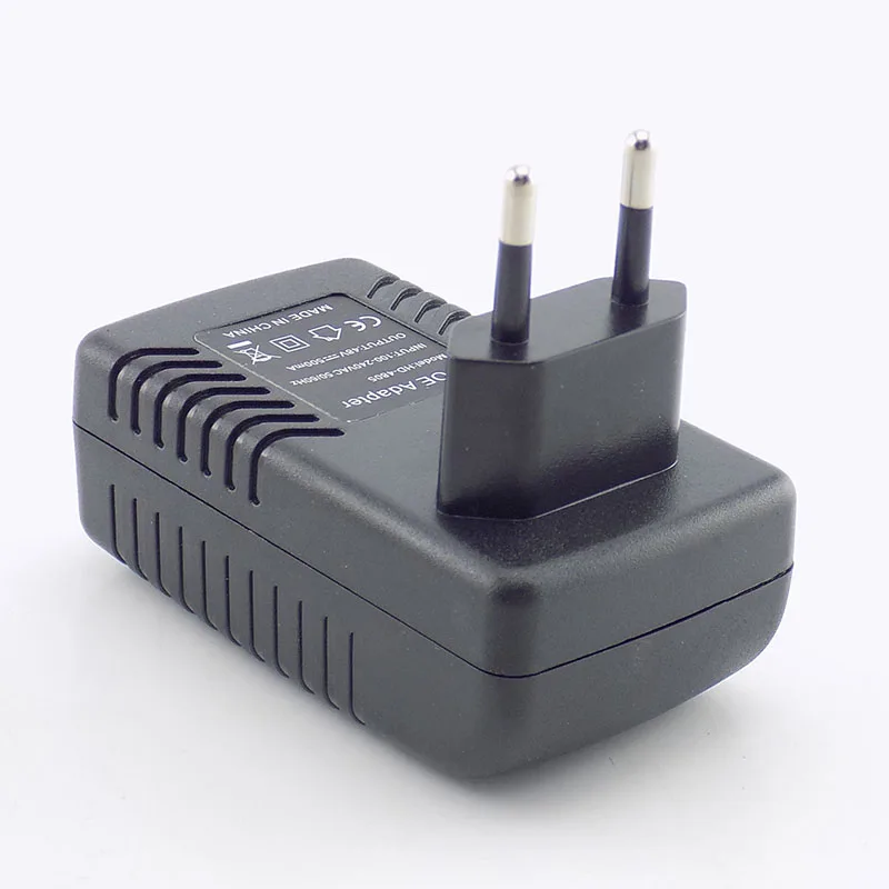 POE инжектор DC 48 В 0.5A 24 Вт 12 В 1A Poe источник питания адаптер-форсунка переключатель для ip-камеры Wifi настенное зарядное устройство US/EU штекер