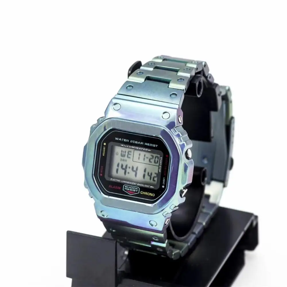 Титановые ремешки и БЕЗЕЛЬ для часов DW5000 набор GW5000 DW5035 безель/Чехол