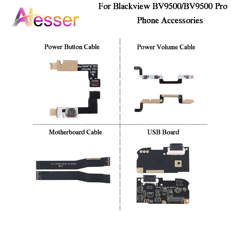 Кабель Alesser для Blackview BV9500 Pro материнская плата кабель с кнопками питания USB