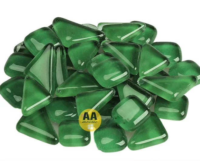 150 г смешанные мозаичные детали разноцветная квадратная блестящая стеклянная