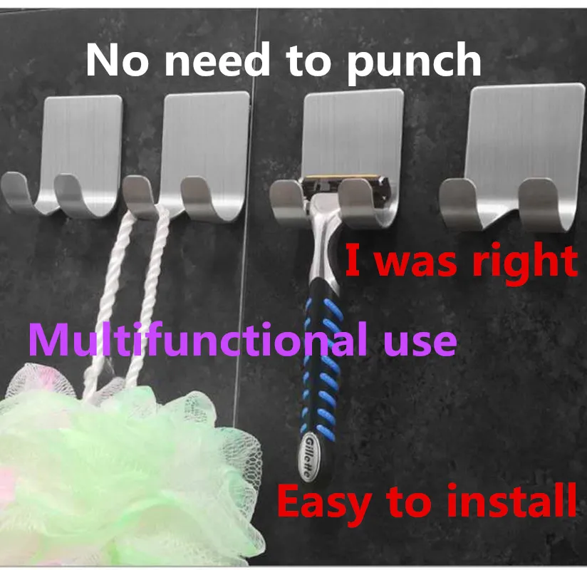 

1Pcs Razor Stainless Steel Holder Wall Men Shaving Shaver Shelf Bathroom Razor Rack Wall Adhesive Storage Hook Kitchen Hanger