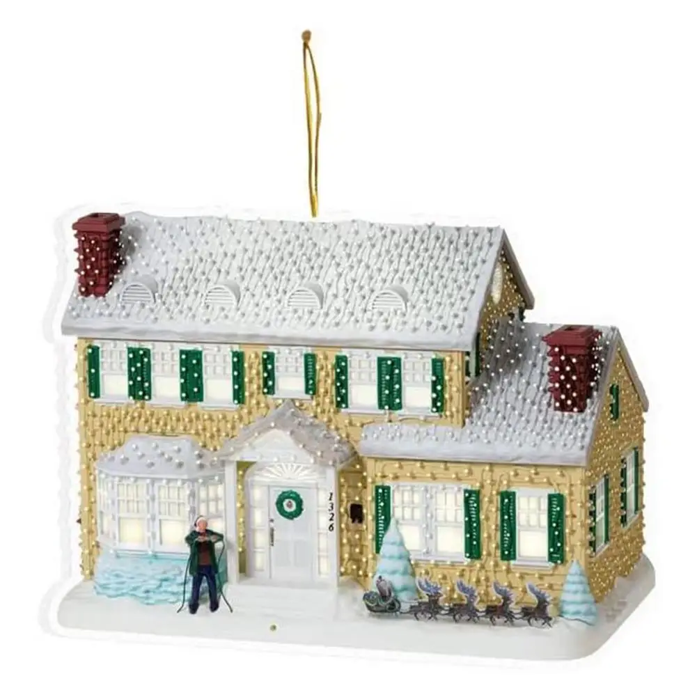 Мультяшная подвеска на рождественскую елку акриловая зимняя модель стоячий