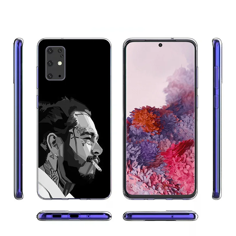 Чехол для телефона Post Malone Beerbongs Samsung Galaxy S21 5G Ultra S20 FE S10 S10E S8 S9 Plus S7 силиконовый