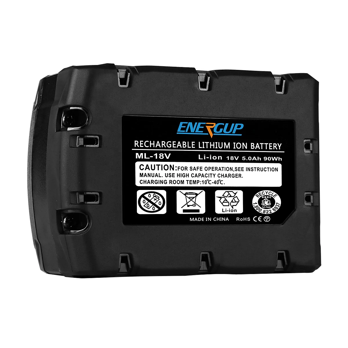 

Extended Capacity Battery For Milwaukee 48-11-1852 48-11-1850 Lithium XC 5.0 AH M 18 BATTERY