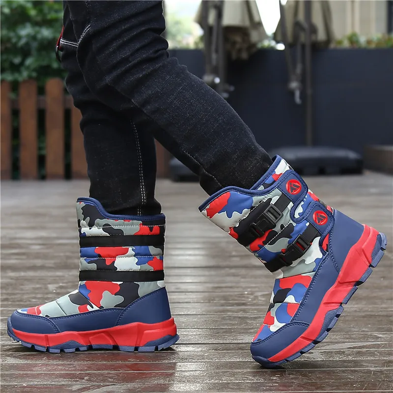Новая зимняя обувь детские ботинки уличные кроссовки ботиночки для мальчиков