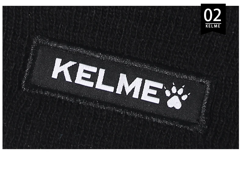 KELME, новинка, уличная, унисекс, теплая шапка, осень и зима, вязаные шапки для мужчин, спортивные, простой стиль, кепка, мягкая шапка, 9886506