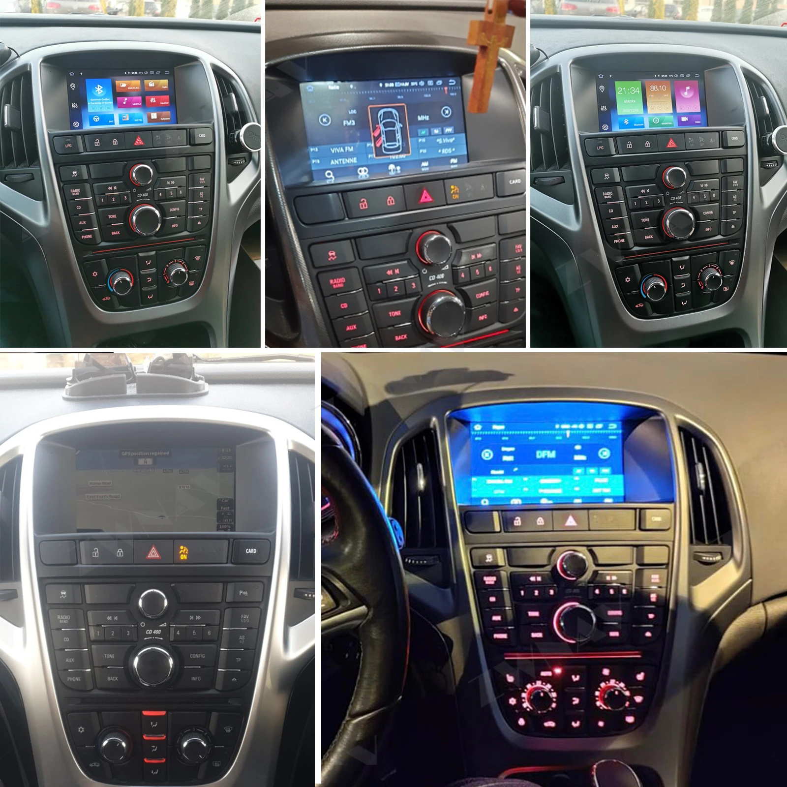 Автомобильный мультимедийный плеер на Android для Opel Astra J 2010 2011 2012 2013 CD300 CD400