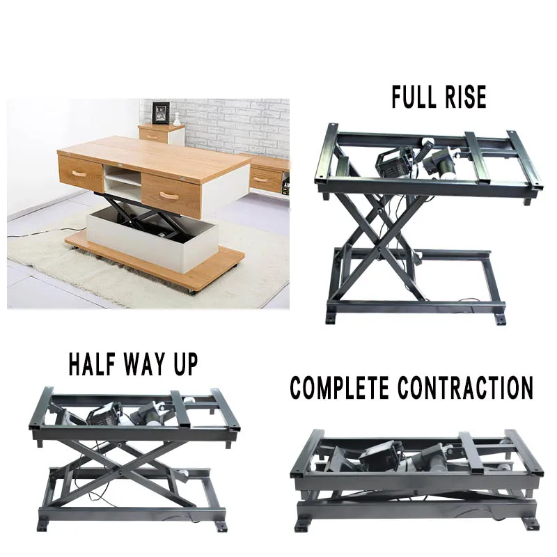 Электрическая подъемная рама для чайного столика с беспроводным пультом
