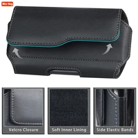 universal phone pouch for xiaomi redmi 9 6 6a 5 plus 7a note 7 6 5 pro note 8 pro 4 4x case leather cover belt clip holster bag