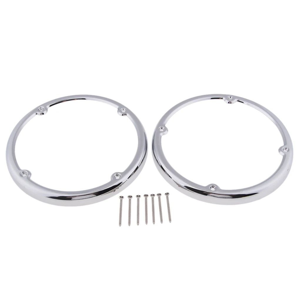 2 шт. мотоциклетный динамик Гриль Крышка Накладка подходит для Harley Touring Street