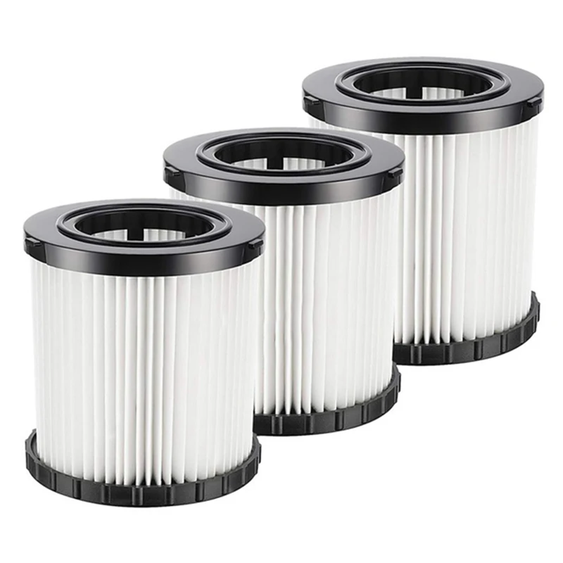 

3 Pack DCV5801H Hepa Replacement Filter for DeWalt DCV580 & DCV581H/ DeWalt DCV5801H Wet Dry Vacuum Replacement Filter