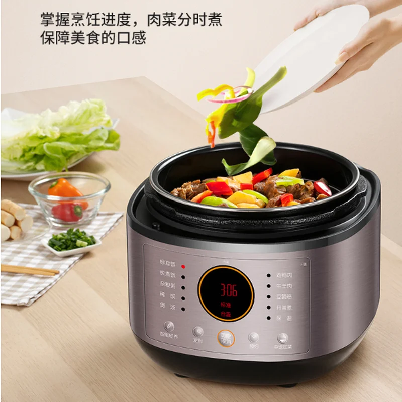 

5L Electric Pressure Cooker Multi-function Intelligent 5L Large Capacity High Pressure Double Gallbladder Rice Cooker