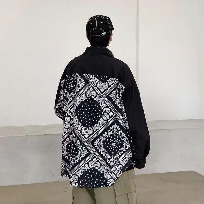 

mens tshirts long sleeve t shirts fashion letter printed loose casual spring autumn Men's T-Shirts P115