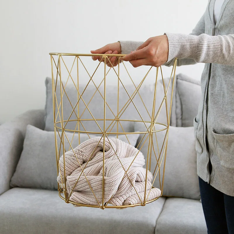 Креативный скандинавский Золотой металлический журнальный столик диван боковая