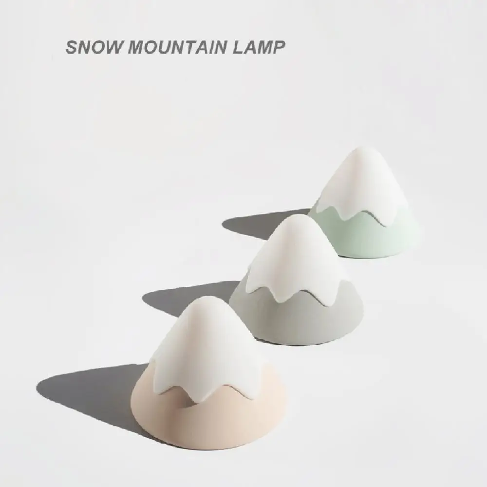 Led Снежная горная Ночная лампа декоративное освещение для дома креативная