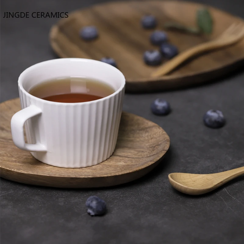 Прямоугольная деревянная тарелка из устричного дерева овальная в японском стиле