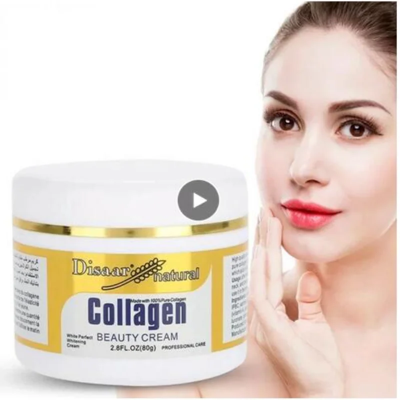 

80ml Face Cream Collagen Moisturizer Anti Wrinkle Anti Aging Spot Melanin Remover Serum Brighten Whitening Milk Facial Skin Care