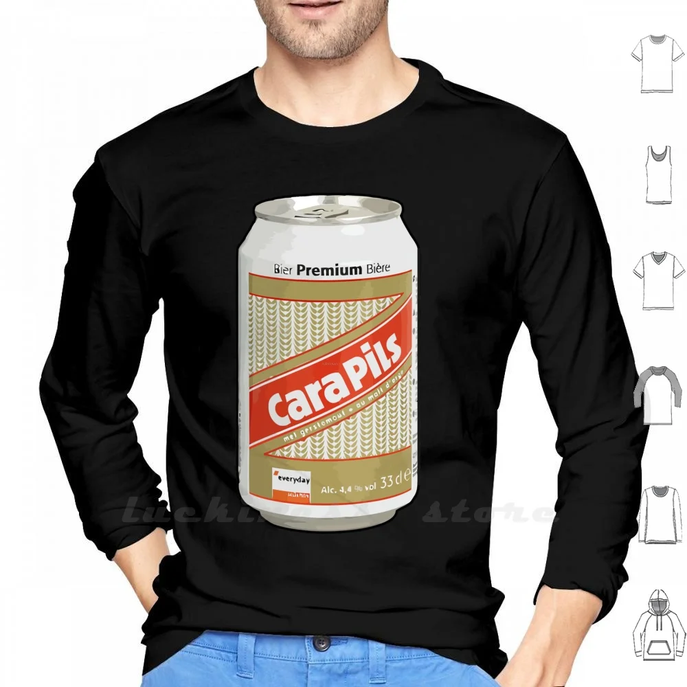 Кара Pils с длинным рукавом Кара Pils Bier пиво Colruyt каждый день Тис Кара Trut Питьевая Кайзер Jupiler Duvel Cristal Stella