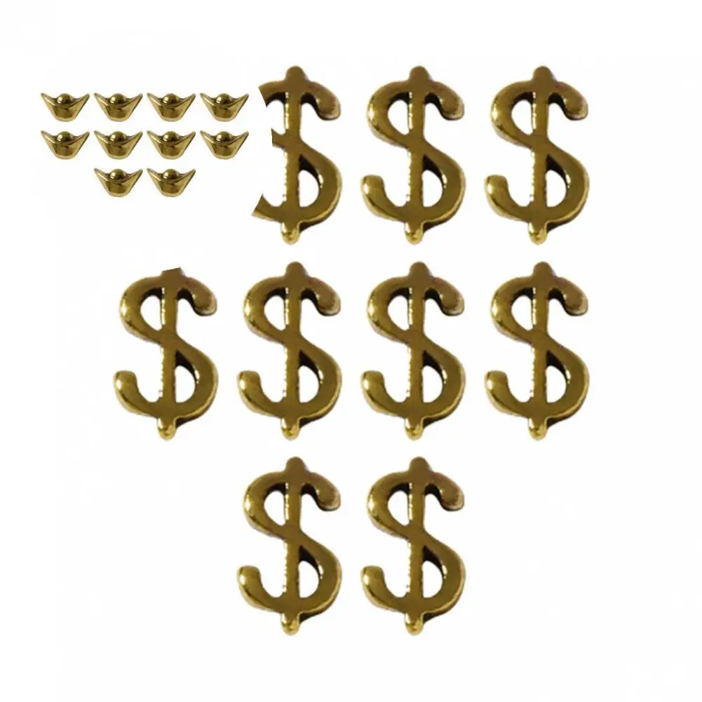 

10Pcs Nail Ornament Premium Tiger Year Fun Nail Jewelry Safe Easy to Apply Manicure Ornament