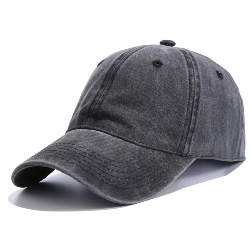 

2020 new Plain dyed sand washed 100% soft cotton cap blank baseball caps dad hat no embroidery mens cap hat for men and women