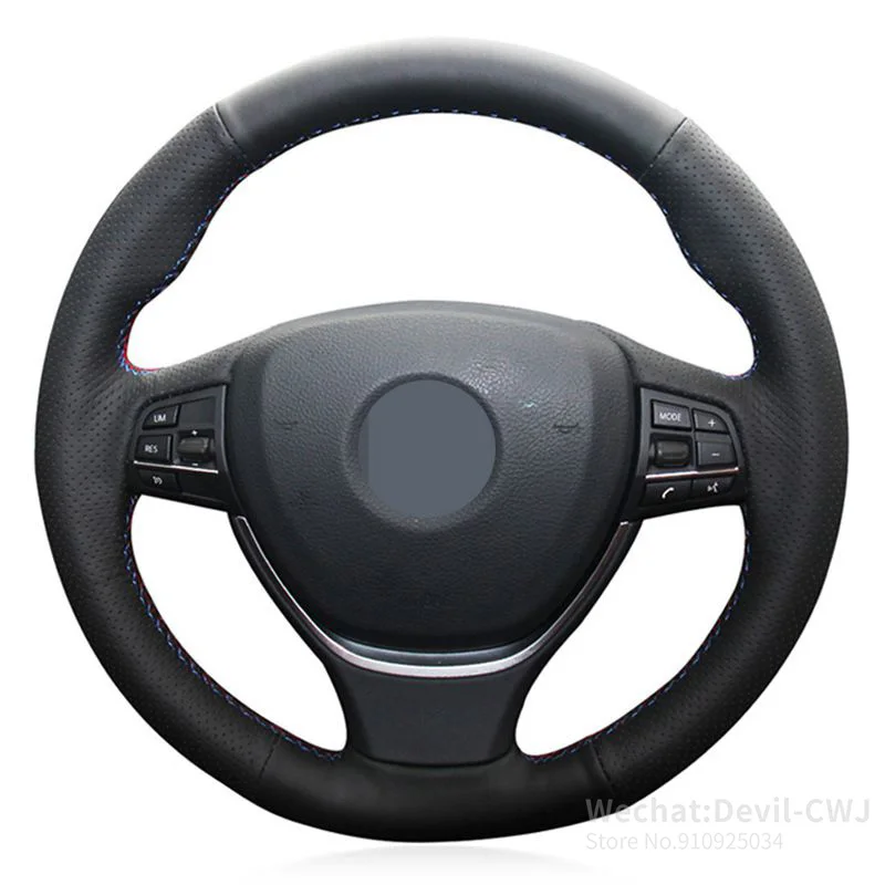 

Чехол на руль для BMW F10 2014 520i 528i 2013 2014 750Li 740Li 730Li, кожаный, с ручкой, автомобильные аксессуары