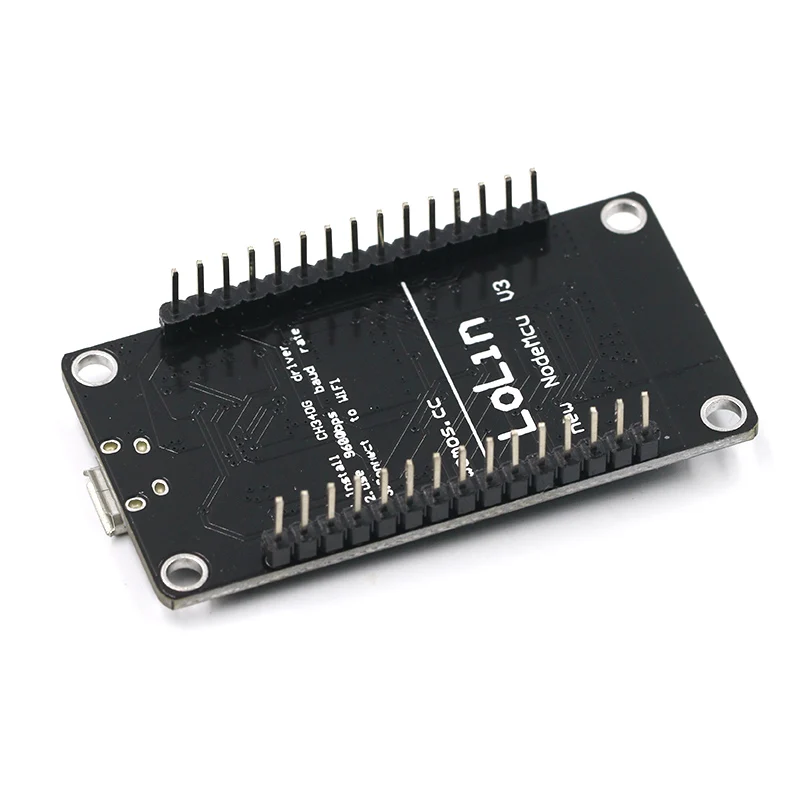 Беспроводной модуль NodeMcu v3 CH340 Lua wifi Интернет вещей макетная плата ESP8266 с pcb антенной и usb портом для Arduino