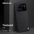 Ультратонкий чехол Nillkin для Xiaomi Mi 11 с объемной текстурой, мягкий деловой чехол с мягкими краями для Xiaomi Mi11 Mi 11, Ультратонкий чехол