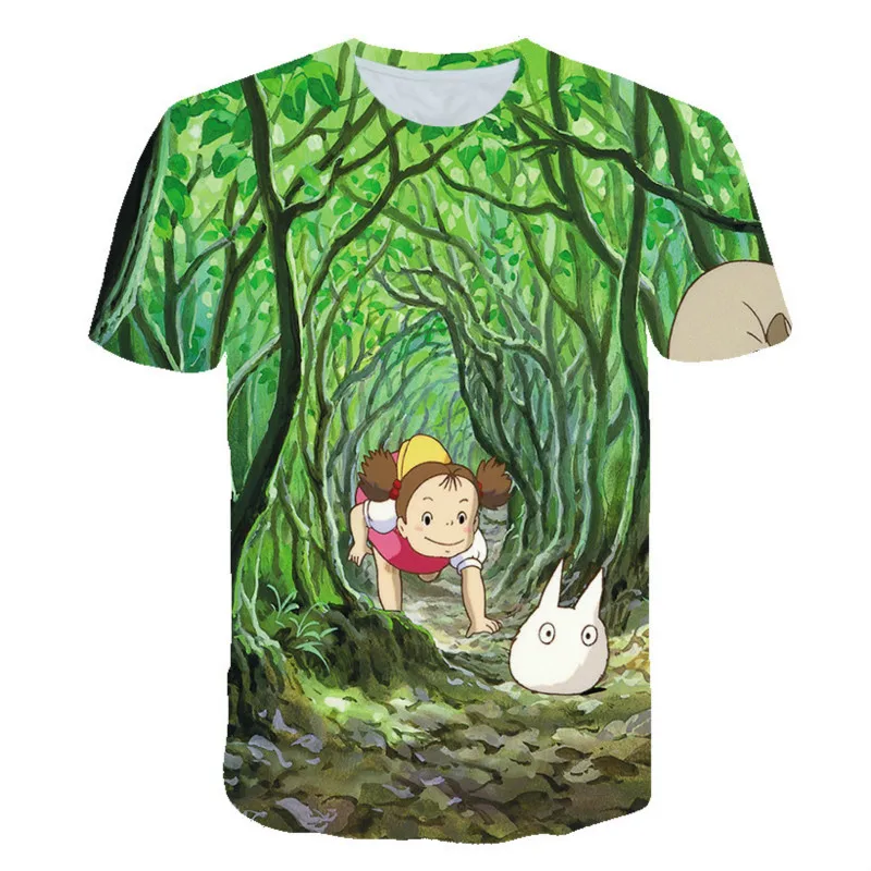 

Boys and girls 2021 new cartoon print T-shirt short sleeves
