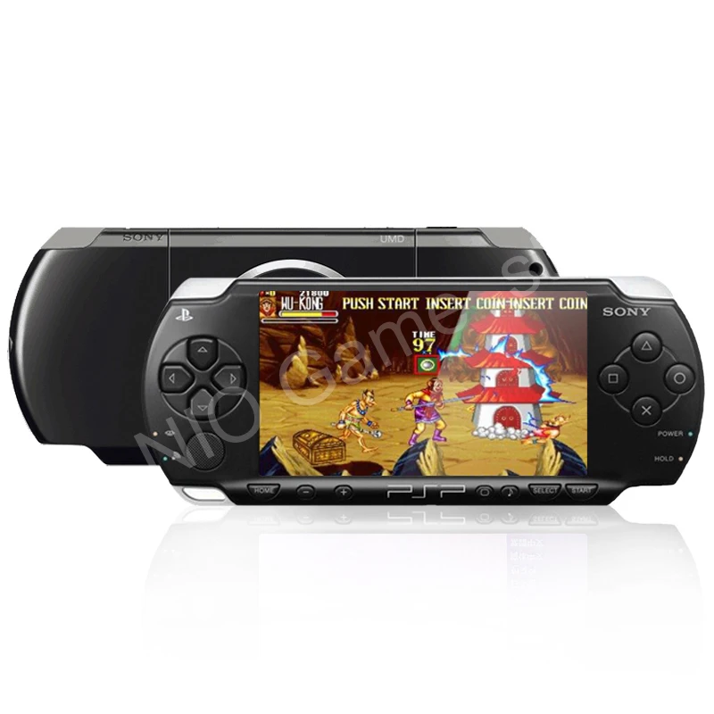 Оригинальная игровая консоль Sony psp 1000 портативная PSP для gba двойная аркадных игр FC