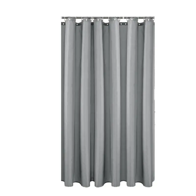 Light Gray Одноцветная занавеска для душа, водонепроницаемая, Mildewproof, для дома для ванной для душа, занавеска, douchegordijThick, моющаяся перегородка, занавеска C003 - Цвет: Light Gray