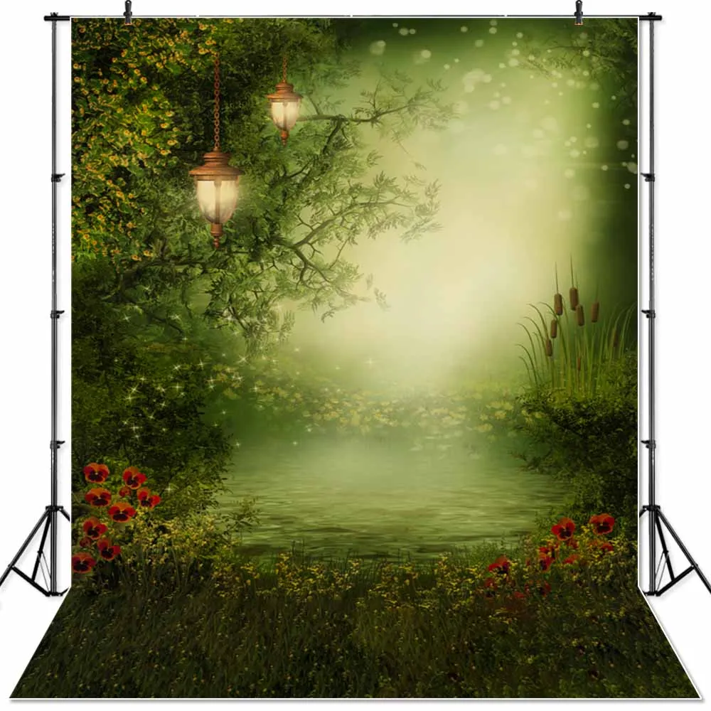 Фон для фотосъемки с изображением сказочного леса|Фон фотосъёмки| |