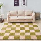 Складной мягкий плюшевый коврик для гостиной, коврик для ползания, противоскользящий, ворсистый коврик