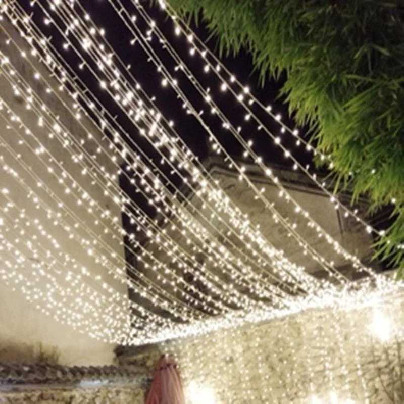 

String Light 100LED 10M Christmas Wedding Party Decoration Lights Garland AC 110V 220V Outdoor Waterproof Led Lamp 9 Colors