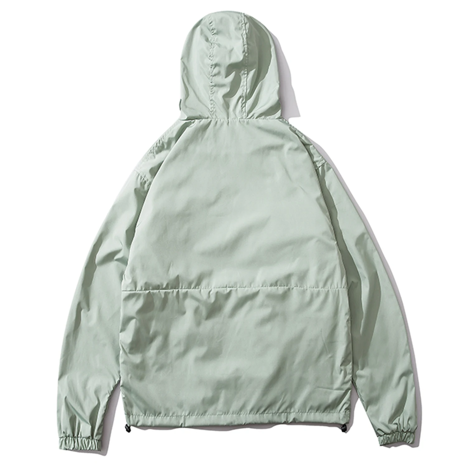 Куртка мужская хлопковая составного кроя с карманами в стиле хип хоп|Мужские