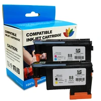 2pcs c9381a c9382a printhead for compatible hp 88 ink cartridge for hp officejet pro k8600 k550 k550dtwn k5400dn l7580 printer