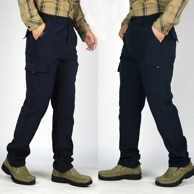 Зимние флисовые брюки для мужчин термоводонепроницаемые ветрозащитные кемпинга