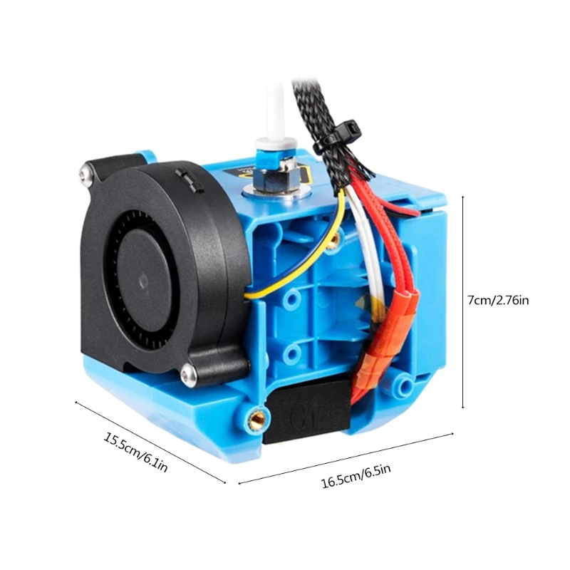 

Professional Full Assembled Extruder Kits Replacement Extruder Head with Fan Nozzle Kits forCreality CR-10 V2 3D Printer Repair