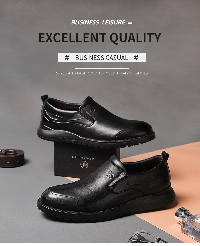 Новинка; Мужская обувь из натуральной кожи; деловая повседневная обувь без застежки; Легкие мужские лоферы из мягкой воловьей кожи; обувь для папы